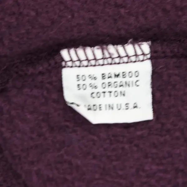 Bryn Walker XS Purple Long Sleeve Open Front Cardigan Pockets Bamboo Cotton