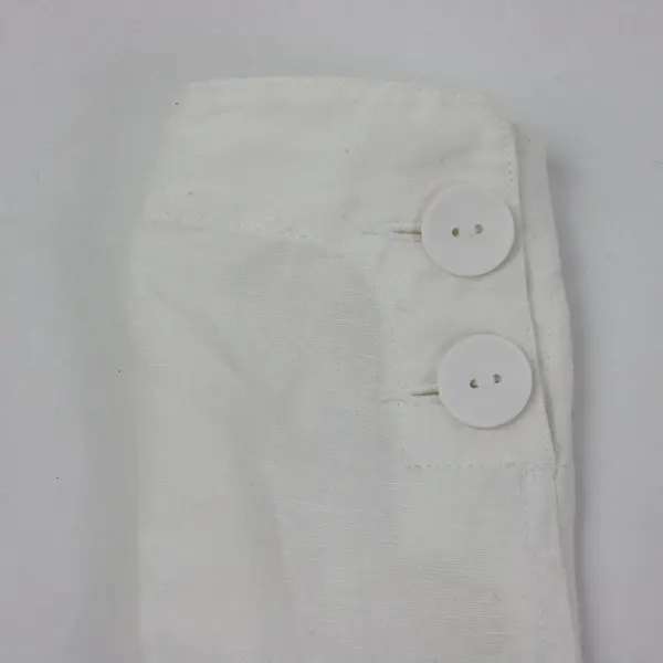 Croft & Barrow Women's Small White Button Front Collared Long Sleeve Jacket