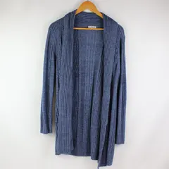 Croft & Barrow Women's Blue Knit Open Front Cardigan Size Small