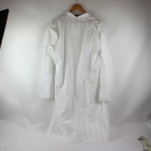 Maharaja White Kurta Size 42 Mandarin Collar Traditional Indian Wear