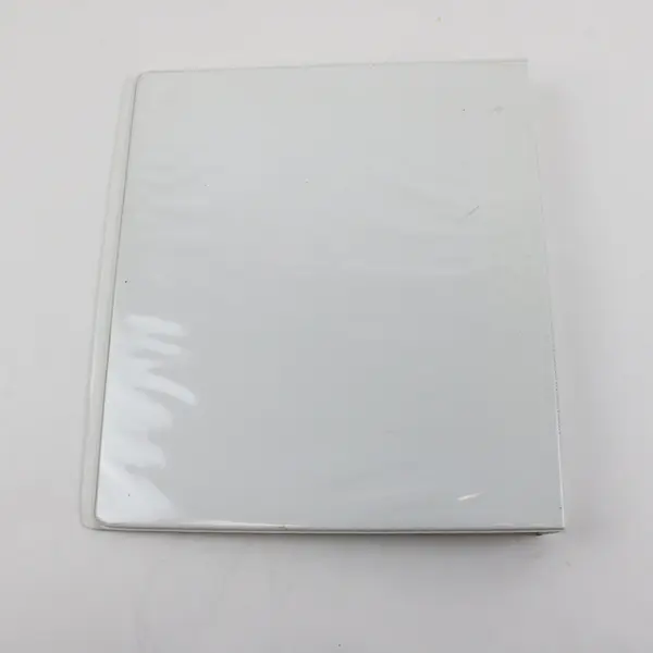 Lot of 4 White 1-Inch 3-Ring Binders Office School Documents FLAWED