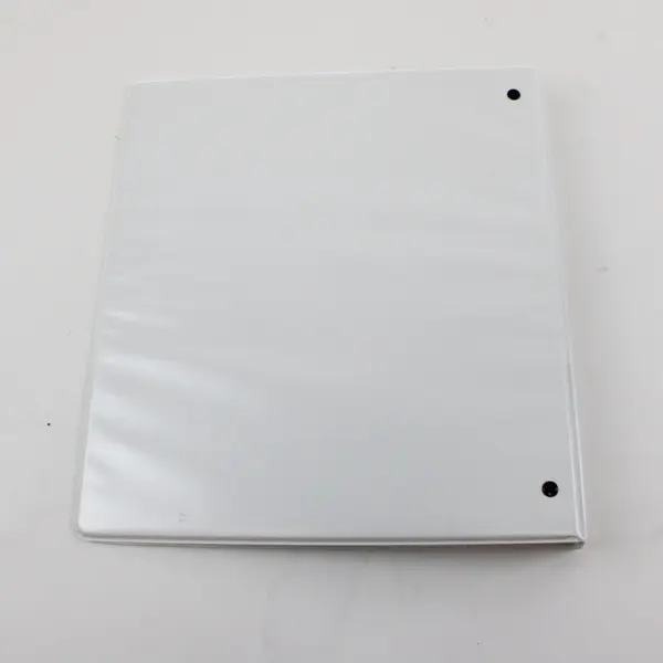 Lot of 4 White 1-Inch 3-Ring Binders Office School Documents FLAWED