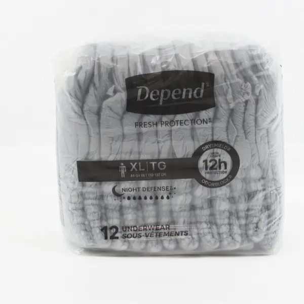 Depend Fresh Protection XL Underwear Lot of 3