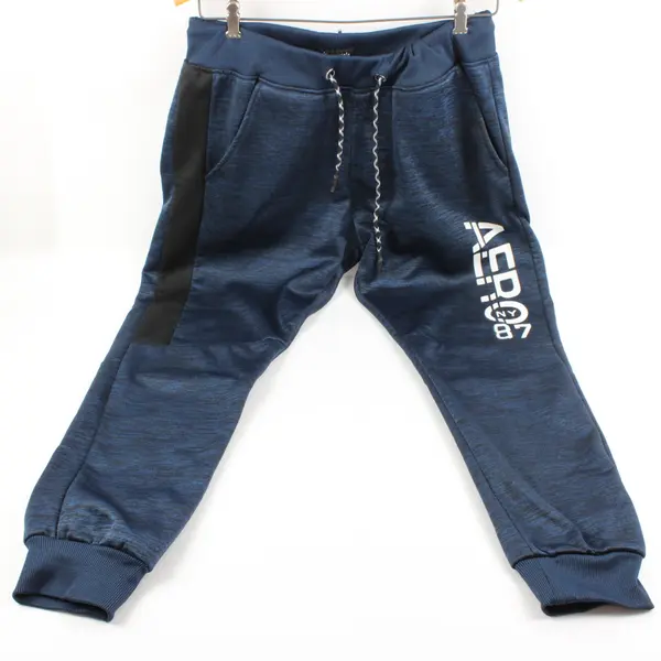Aeropostale Men's Blue Black Joggers Size Large Activewear Pants