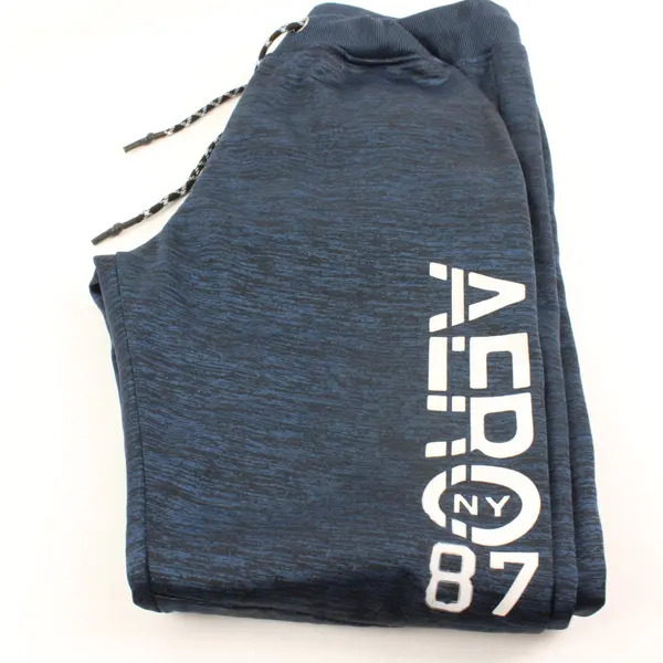 Aeropostale Men's Blue Black Joggers Size Large Activewear Pants