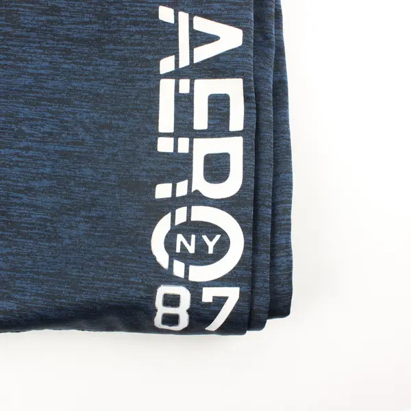 Aeropostale Men's Blue Black Joggers Size Large Activewear Pants
