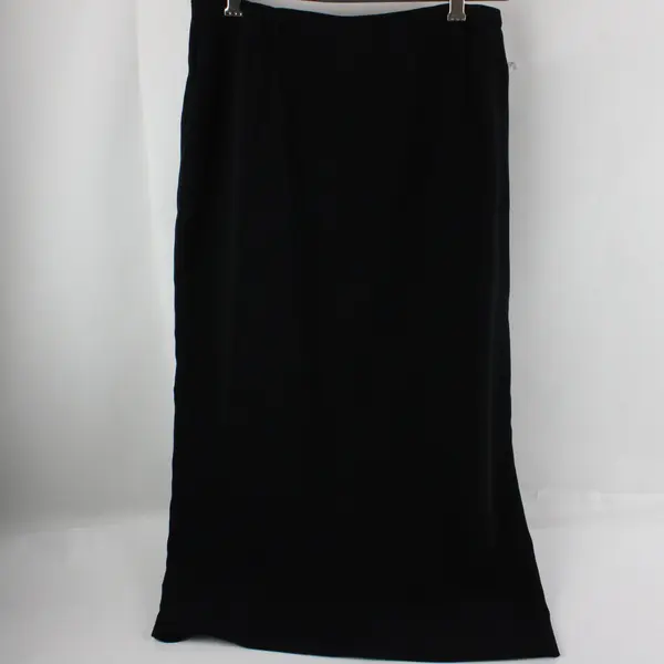 Michele Petites Women's Black Midi Pencil Skirt Size 8 Style RR9378