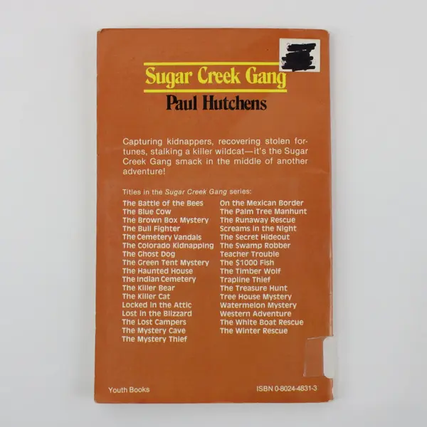 VTG Sugar Creek Gang #26 Locked in the Attic Paul Hutchens 1973 PB Ex-Library 
