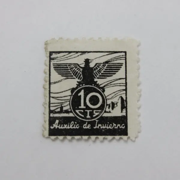 Spain Civil War 1936-1939 Auxilio de Invierno 10 Cts Cinderella Stamp Mint