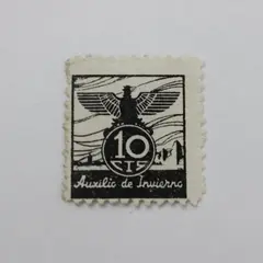 Spain Civil War 1936-1939 Auxilio de Invierno 10 Cts Cinderella Stamp Mint