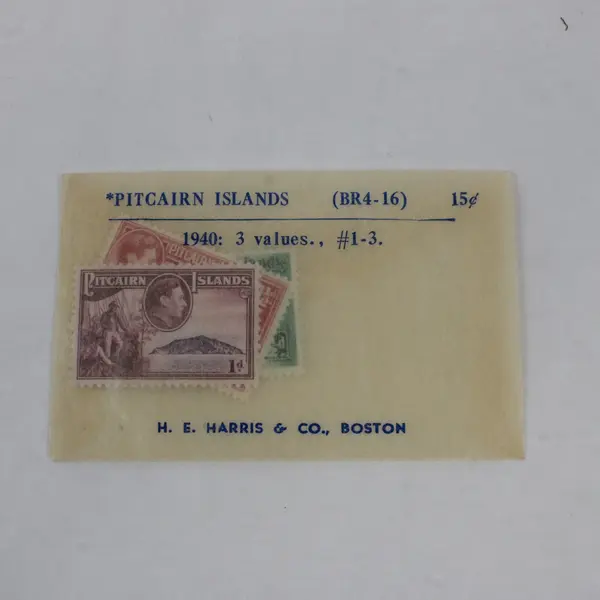 Pitcairn Islands Scott #1-3 1940 Stamps 3-Stamp Set MNH