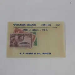 Pitcairn Islands Scott #1-3 1940 Stamps 3-Stamp Set MNH