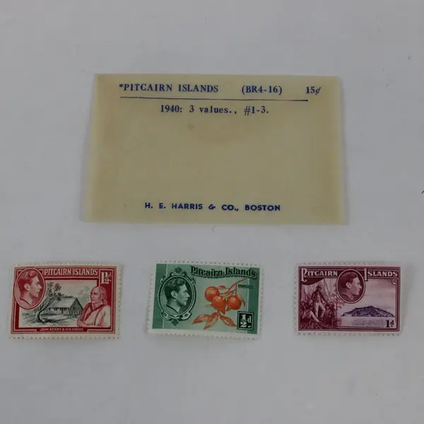 Pitcairn Islands Scott #1-3 1940 Stamps 3-Stamp Set MNH
