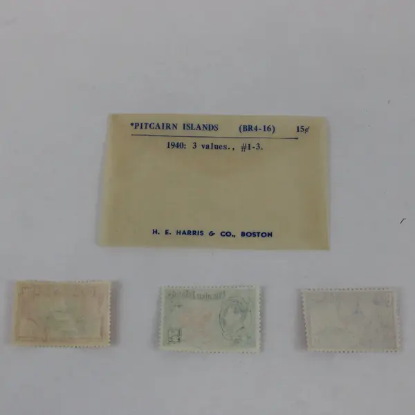 Pitcairn Islands Scott #1-3 1940 Stamps 3-Stamp Set MNH
