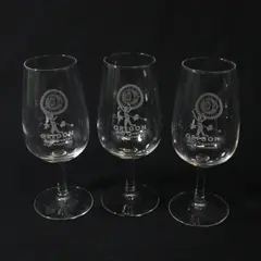 Lot of 3 Ken Wright Cellars Clear Glass Pinot Noir Wine Glasses 7" Tall
