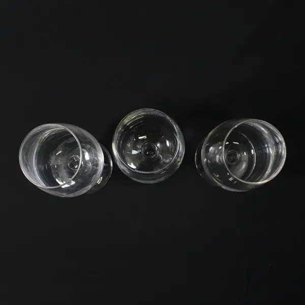 Lot of 3 Ken Wright Cellars Clear Glass Pinot Noir Wine Glasses 7" Tall