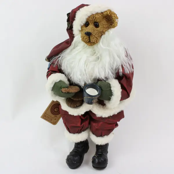 Boyds Bears Crumpletons Jolly B. Krinkleclaus Santa Figurine