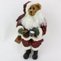 Boyds Bears Crumpletons Jolly B. Krinkleclaus Santa Figurine