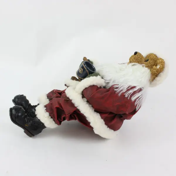Boyds Bears Crumpletons Jolly B. Krinkleclaus Santa Figurine