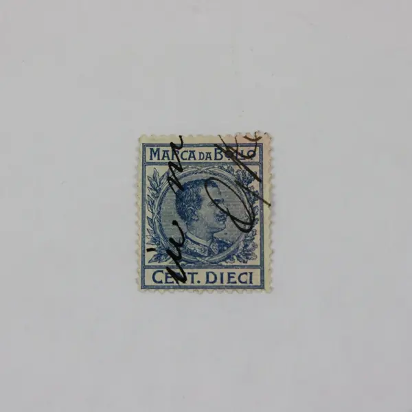 Italy Revenue Stamp Marca da Bollo 10c Vittorio Emanuele III 1905-1920s Used