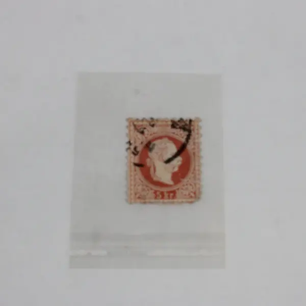 Austria 1867 5 Kr Franz Joseph I Used Postage Stamp Heavy Cancel