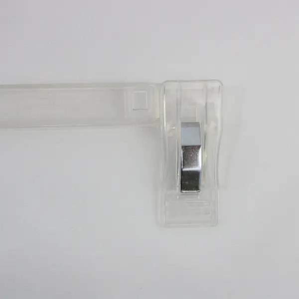 Imperial Industries Lot of 10 Clear Plastic Skirt/Pants Hangers Adjustable Clips