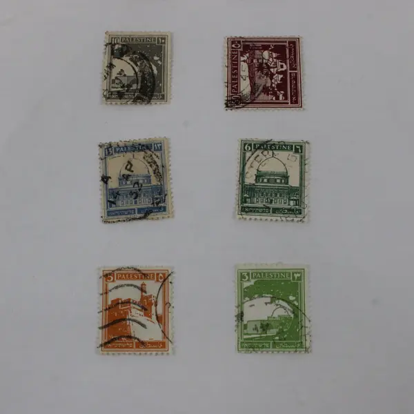 Lot of 12 Palestine Used Stamps 1927-1942 Canceled Assortment