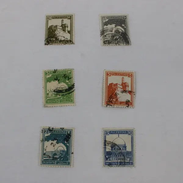 Lot of 12 Palestine Used Stamps 1927-1942 Canceled Assortment