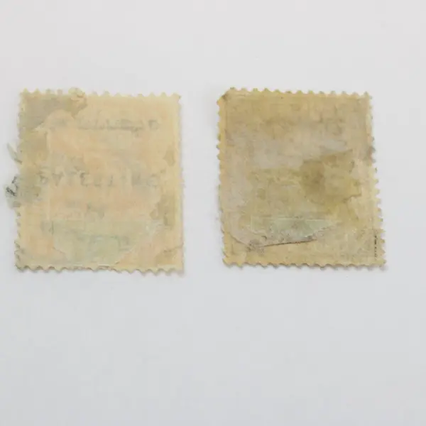 Palestine Mandate Overprint 1m & 2m Used 1918-1920 Postage Paid Stamp Pair