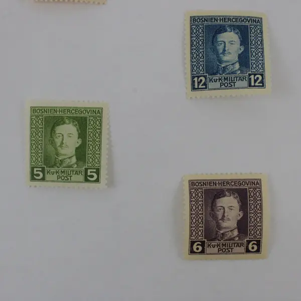 Bosnia & Herzegovina Scott 105-109 1917 KuK Military Post Stamps MNH