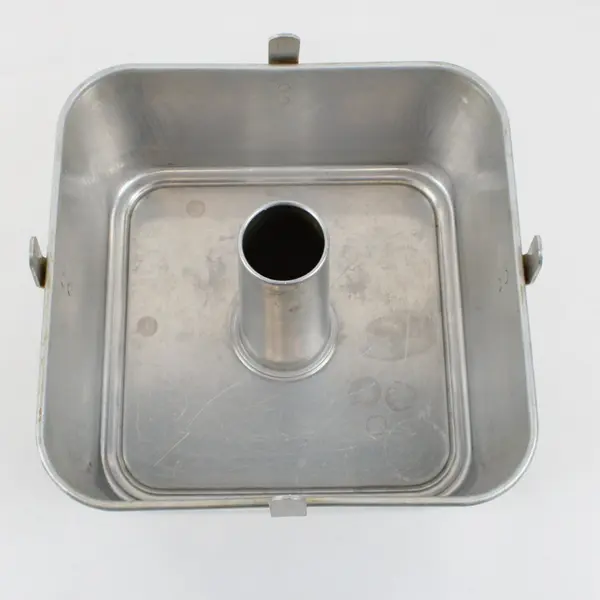 Comet Vintage 2-Piece Square Angel Food Cake Pan 9x9x5 Aluminum