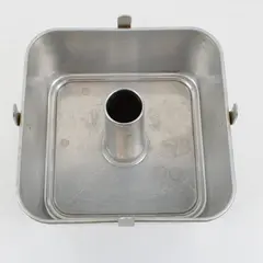 Comet Vintage 2-Piece Square Angel Food Cake Pan 9x9x5 Aluminum