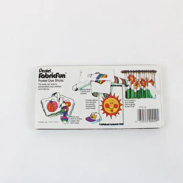 VTG Pentel Fabricfun PTS-15 Pastel Dye Sticks Set Fabric Painting MISSING ONE
