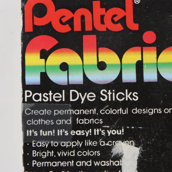 VTG Pentel Fabricfun PTS-15 Pastel Dye Sticks Set Fabric Painting MISSING ONE