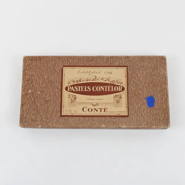 Vintage Conte Pastels Contélor Oil Pastel Set of 24 Artist Drawing Supplies