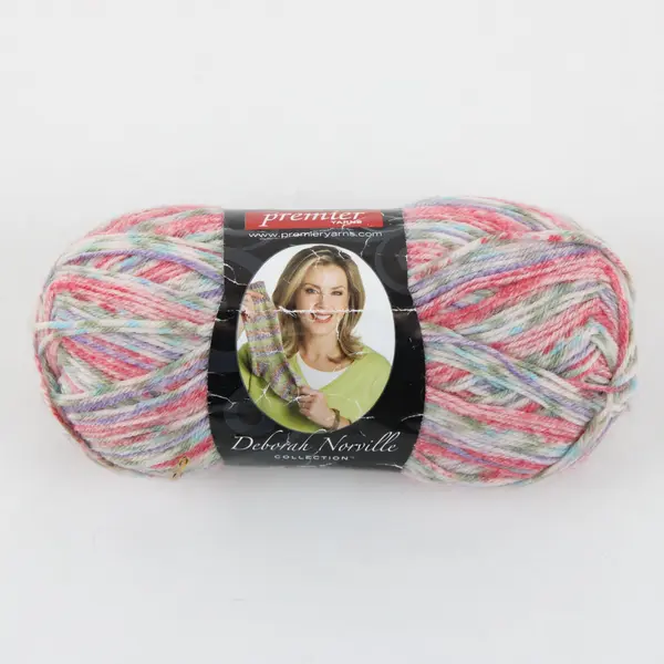 Lot of Premier Deborah Norville Knit Picks Dancing Multicolor Yarn 0.8lb Crochet