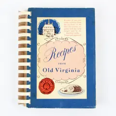 Vintage Recipes From Old Virginia Cookbook 1978 Va Home Demo Clubs Spiral Bound
