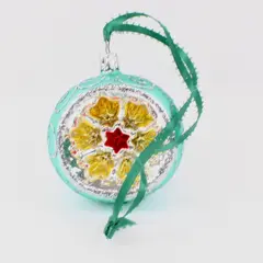 Jeweled Floral Hanging Ornament Boxed Home Decor Christmas Cottage