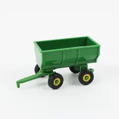 ERTL John Deere Green Farm Wagon Trailer Toy Open Bed