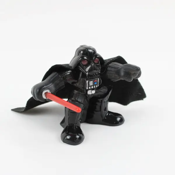 Hasbro Star Wars Galactic Heroes Darth Vader C-060A 2001 Figure Red Lightsaber
