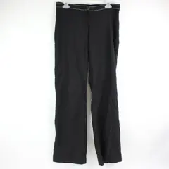 Necessary Objects Women's Black Straight Leg Pants Medium Style 3958