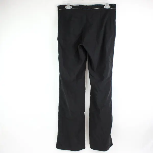 Necessary Objects Women's Black Straight Leg Pants Medium Style 3958