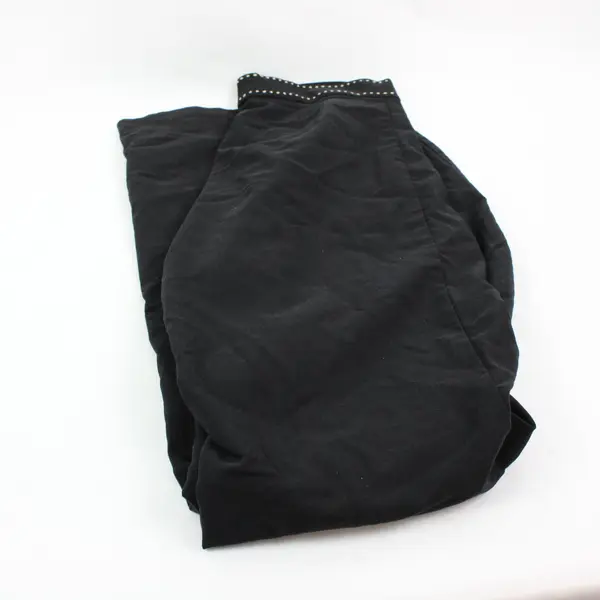 Necessary Objects Women's Black Straight Leg Pants Medium Style 3958