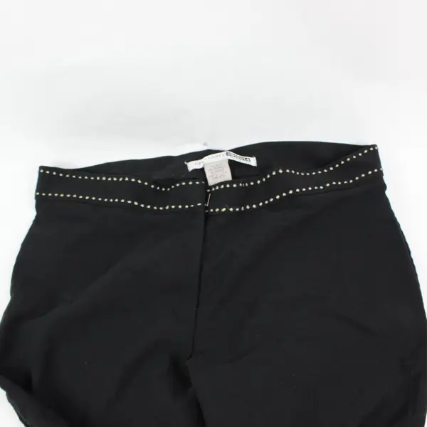 Necessary Objects Women's Black Straight Leg Pants Medium Style 3958
