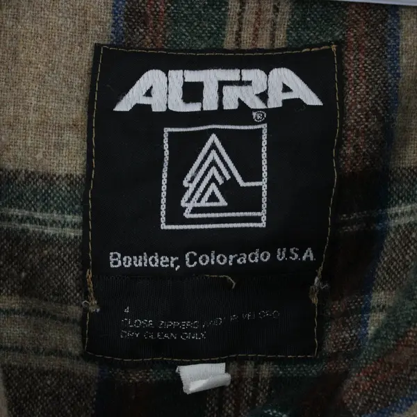 Altra Men's Hooded Parka Plaid Lining Cargo Pockets Tan Size S
