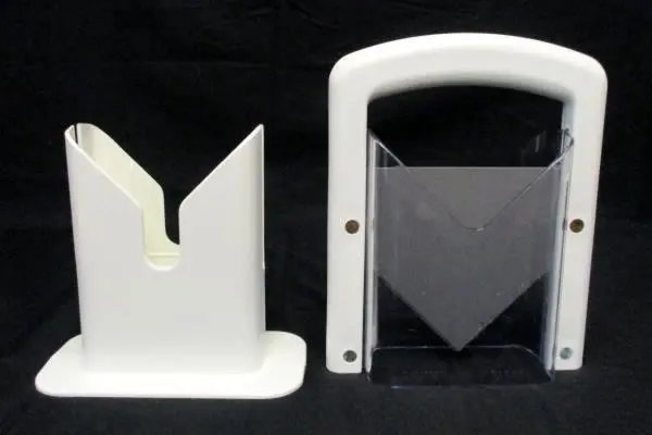 Larien Products Bagel Biter Bagel Slicer Cutter Guillotine White