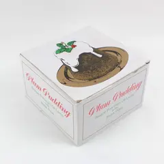 Department 56 Plum Pudding 46230 Bisque Porcelain Oil Lamp Brass Plate Box