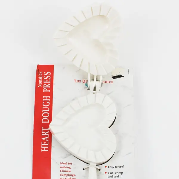 Norpro Heart-Shaped Nonstick Dough Press Easy to Use New With Tag Unused