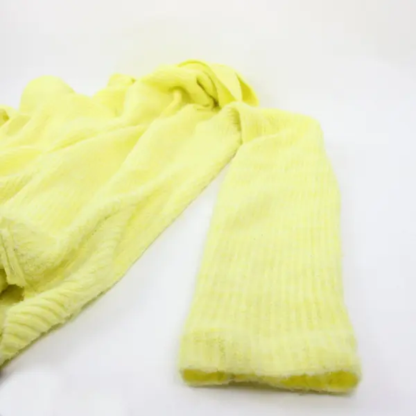 Tahari Women's Yellow Knit Turtleneck Sweater Long Sleeve Small