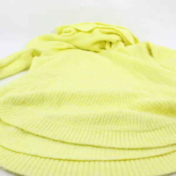 Tahari Women's Yellow Knit Turtleneck Sweater Long Sleeve Small